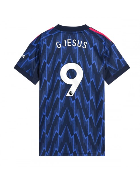 Ženski Nogometna dresi replika Arsenal Gabriel Jesus #9 Gostujoči 2025-26 Kratek rokav Ženski Nogometna dresi replika Arsenal Gabriel Jesus #9 Gostujoči 2025-26 Kratek rokav